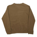FILA Mens Brown Crew Neck M Logo Front Pocket Casual Sweatshirt