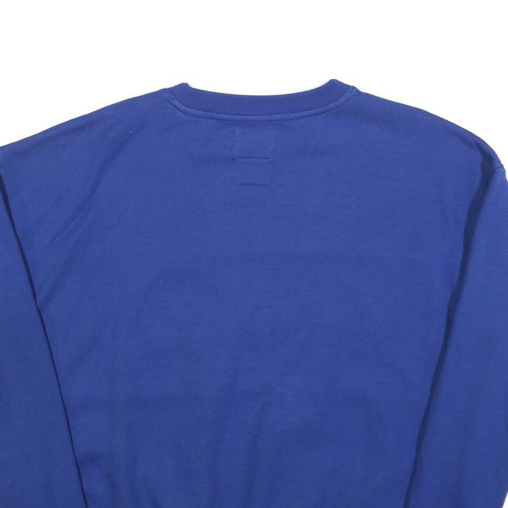 TOMMY JEANS Mens Blue & White Coca-Cola Crew Neck S Sweatshirt Embroidered Logo