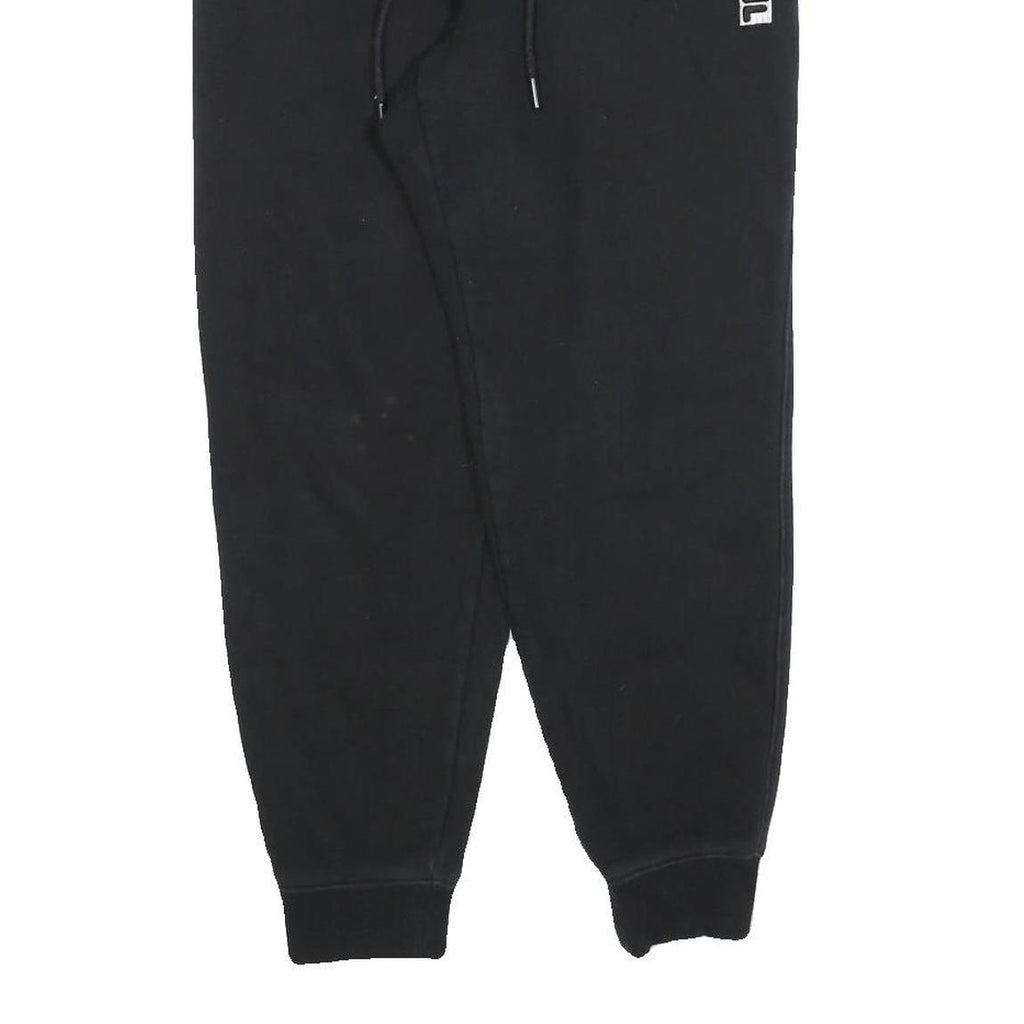 FILA Womens Joggers Black Slim Tapered S W26 L26 Cotton Blend Casual Sportswear