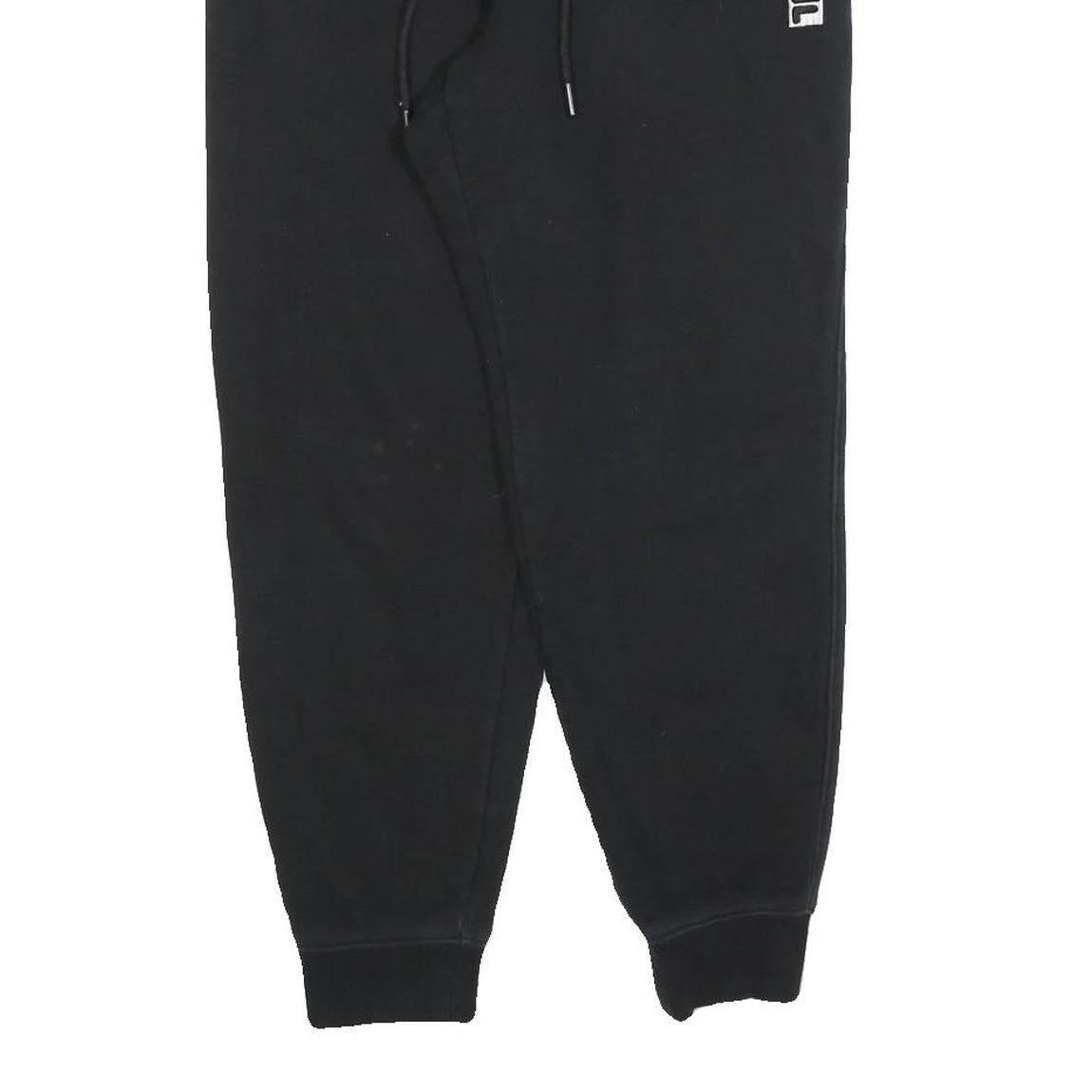 FILA Womens Joggers Black Slim Tapered S W26 L26 Cotton Blend Casual Sportswear