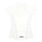 ADIDAS BY STELLA MCCARTNEY Womens White Graphic T-Shirt S Short Sleeve Crew Neck