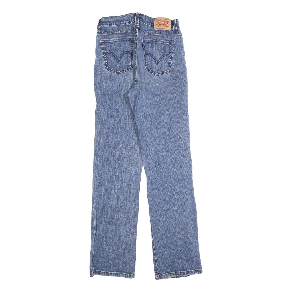 LEVI'S 512 Bootcut Womens Jeans Blue Slim Denim Light W26 L30 Classic Fit