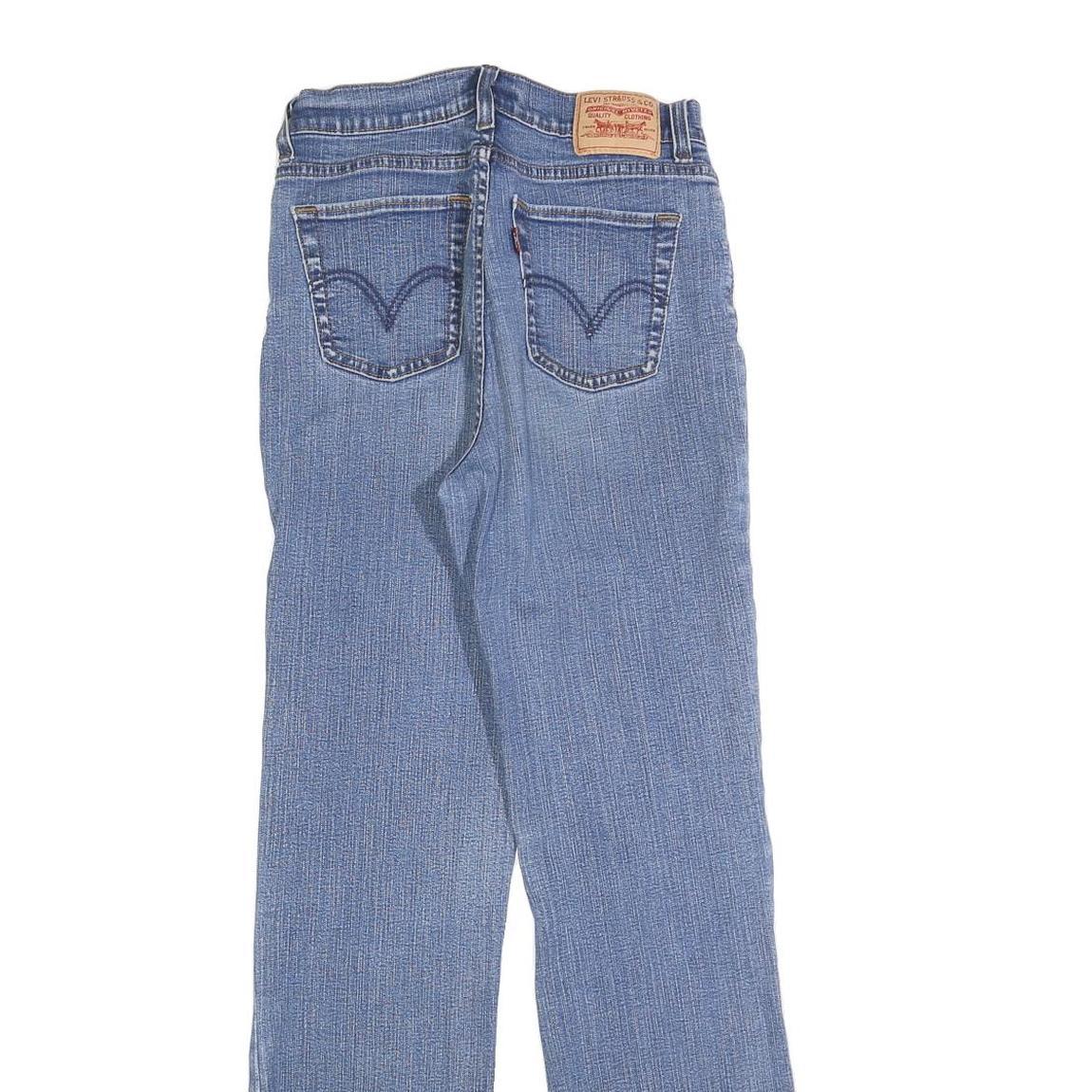 LEVI'S 512 Bootcut Womens Jeans Blue Slim Denim Light W26 L30 Classic Fit