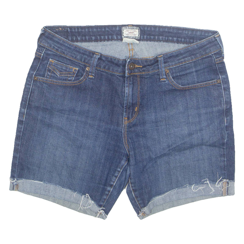 LEVI'S 545 Turn Up Womens Denim Shorts Blue M W32