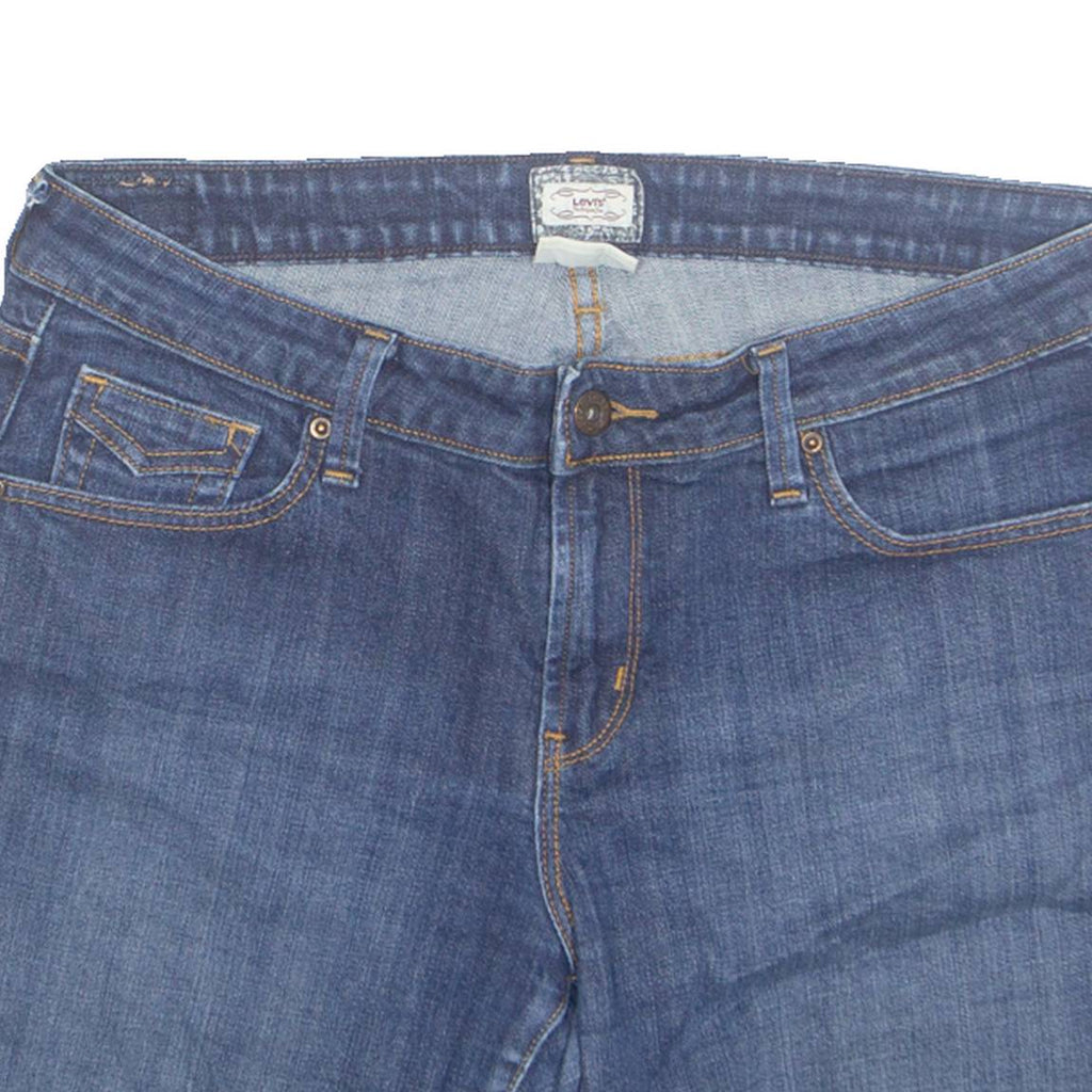 LEVI'S 545 Turn Up Womens Denim Shorts Blue M W32