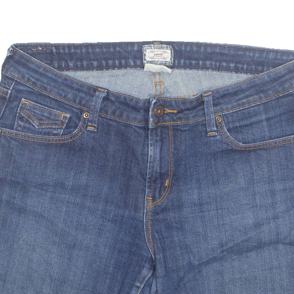 LEVI'S 545 Turn Up Womens Denim Shorts Blue M W32