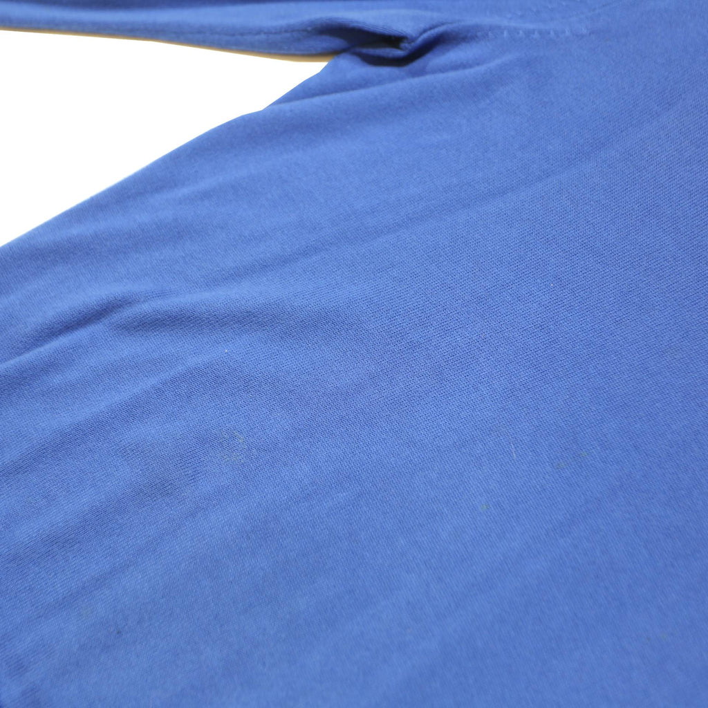 TOMMY HILFIGER Mens Blue Plain V-Neck Basic Knit S Cotton Jumper Lightweight