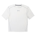 UNDER ARMOUR Womens White Athletic T-Shirt M Short Sleeve Crew Neck Sports Top