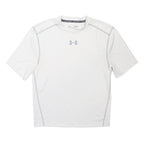 UNDER ARMOUR Womens White Athletic T-Shirt M Short Sleeve Crew Neck Sports Top