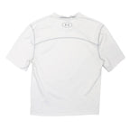 UNDER ARMOUR Womens White Athletic T-Shirt M Short Sleeve Crew Neck Sports Top