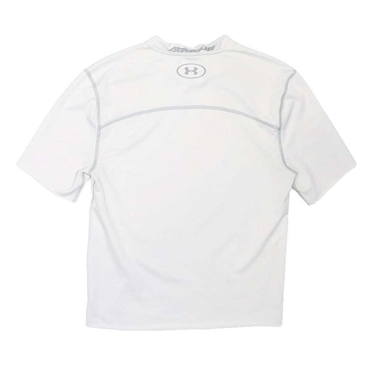 UNDER ARMOUR Womens White Athletic T-Shirt M Short Sleeve Crew Neck Sports Top
