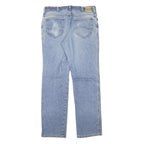 LEE Mens Regular Fit Light Blue Denim Jeans W32 L31 Zip Closure Casual Style