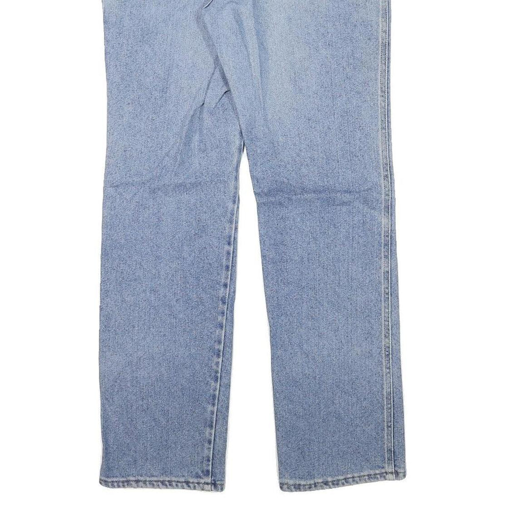 LEE Mens Regular Fit Light Blue Denim Jeans W32 L31 Zip Closure Casual Style