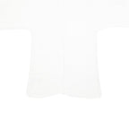 JAEGER Womens White Basic Cotton Top 3/4 Sleeve Round Neck M Casual