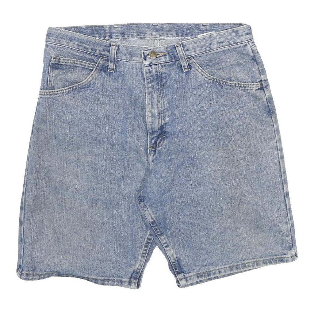 WRANGLER Mens Blue Denim Casual Shorts XL W34 Classic Fit Cotton Blend