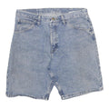WRANGLER Mens Blue Denim Casual Shorts XL W34 Classic Fit Cotton Blend