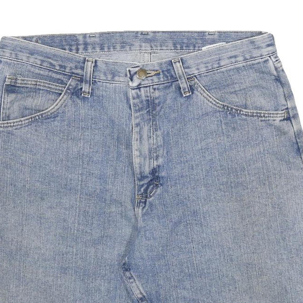 WRANGLER Mens Blue Denim Casual Shorts XL W34 Classic Fit Cotton Blend