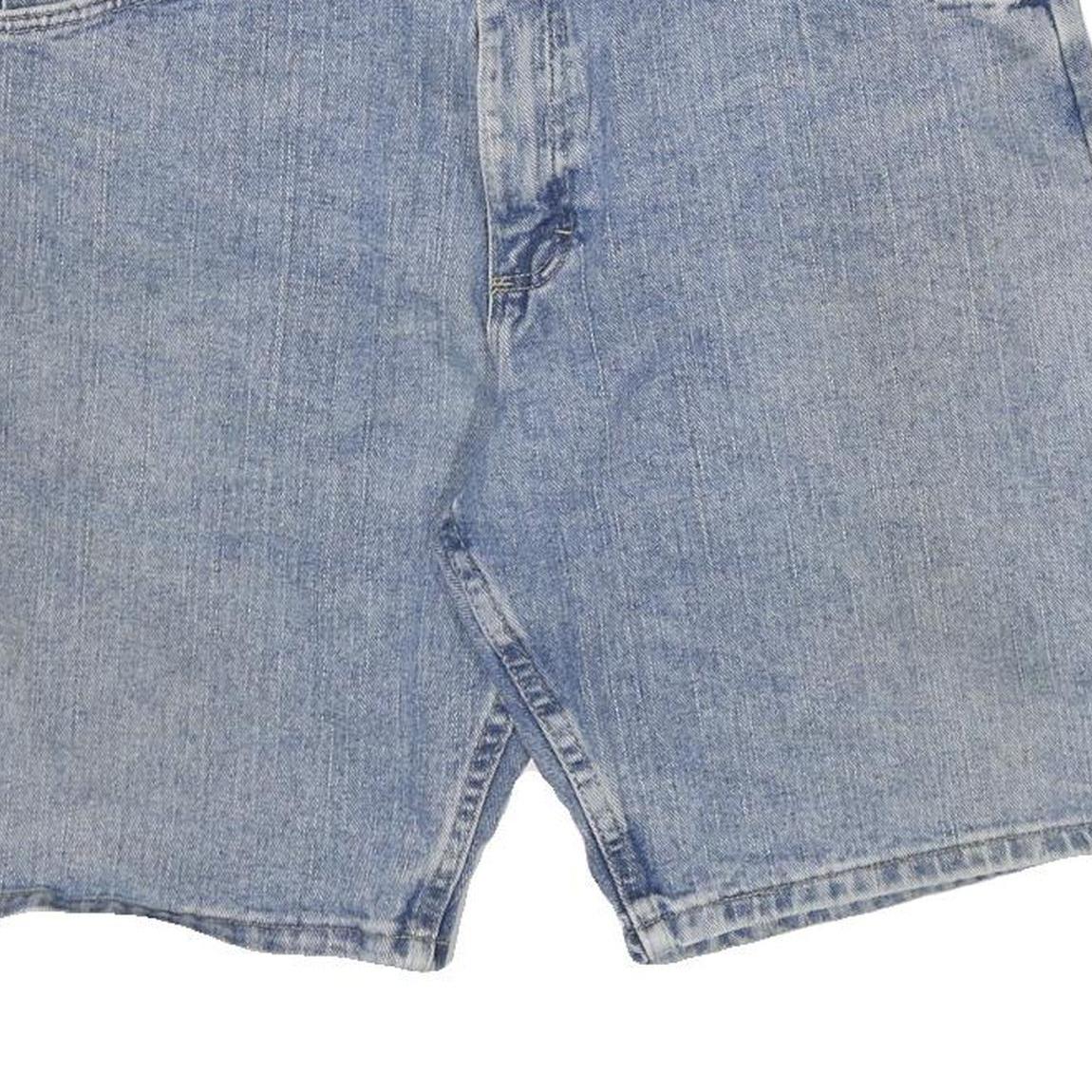 WRANGLER Mens Blue Denim Casual Shorts XL W34 Classic Fit Cotton Blend