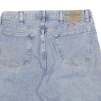 WRANGLER Mens Blue Denim Casual Shorts XL W34 Classic Fit Cotton Blend