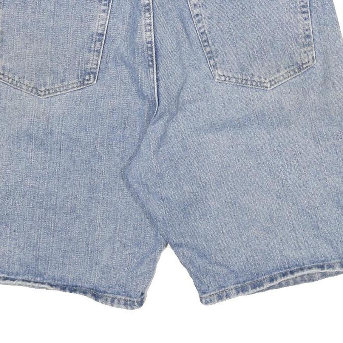 WRANGLER Mens Blue Denim Casual Shorts XL W34 Classic Fit Cotton Blend