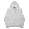 BOSS HUGO BOSS Mens Grey Hoodie M Cotton Blend Full Zip Casual Hooded Sweatshirt