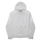 BOSS HUGO BOSS Mens Grey Hoodie M Cotton Blend Full Zip Casual Hooded Sweatshirt