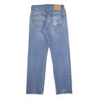 LEVI'S 501 Mens Jeans Blue Regular Straight Denim Medium W32 L31 Classic Button