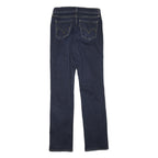 LEVI'S Womens Regular Fit Straight Denim Dark Blue Jeans Cotton Blend W26 L31