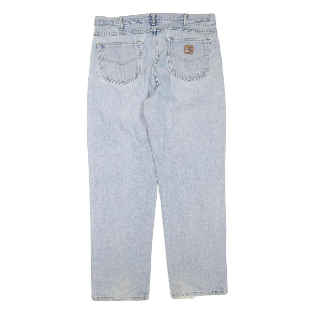 CARHARTT Womens Regular Fit Light Blue Denim Jeans W38 L32 Classic Comfort