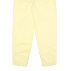 OUT OF AFRICA Womens Cotton Blend Yellow Regular Trousers W26 L30 Casual Comfort