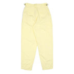 OUT OF AFRICA Womens Cotton Blend Yellow Regular Trousers W26 L30 Casual Comfort