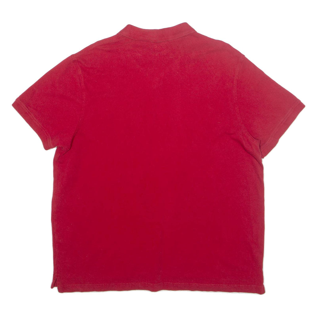 LEVI'S Mens Polo Shirt Red 2XL