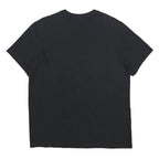 NIKE Mens Black Air Logo Graphic T-Shirt L Short Sleeve Crew Neck Cotton Blend