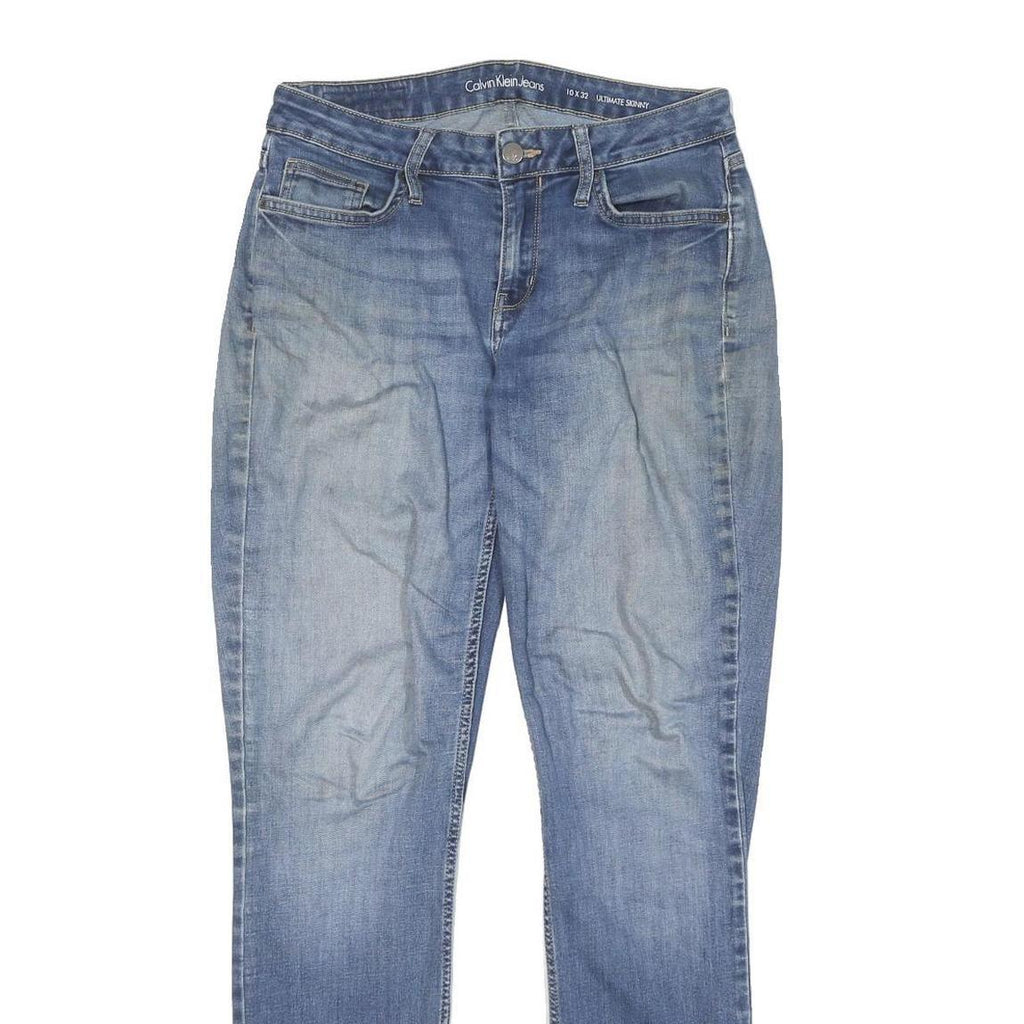 CALVIN KLEIN JEANS Mens Slim Blue Denim Light W28 L32 Ultimate Skinny Jeans