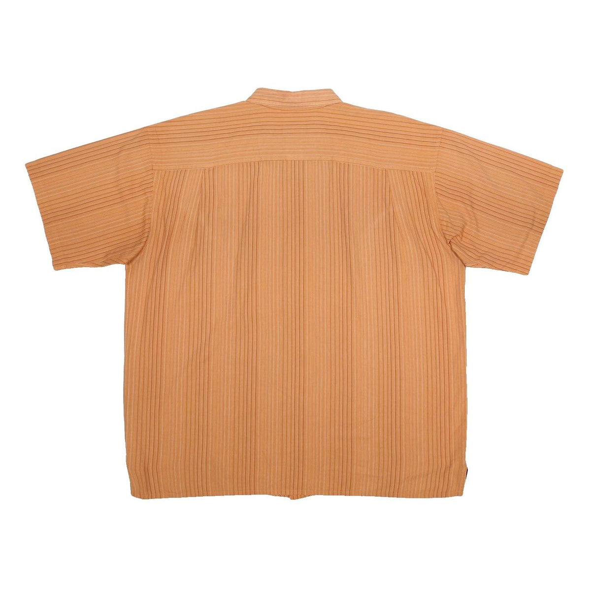 PATAGONIA Mens Orange Stripe Casual Shirt XL Lightweight Polyester Blend