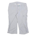 THE NORTH FACE Womens Shorts White Casual Cotton Blend M W30 Button Pockets