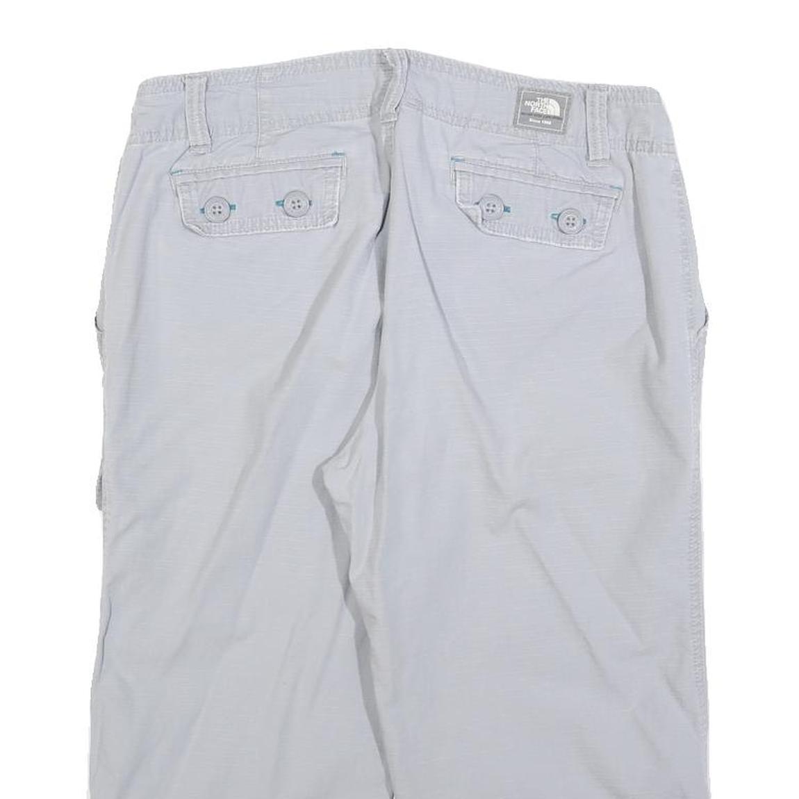 THE NORTH FACE Womens Shorts White Casual Cotton Blend M W30 Button Pockets