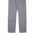 LEE Mens Cotton Blend Grey Regular Straight Trousers W29 L30 Zip Closure Casual
