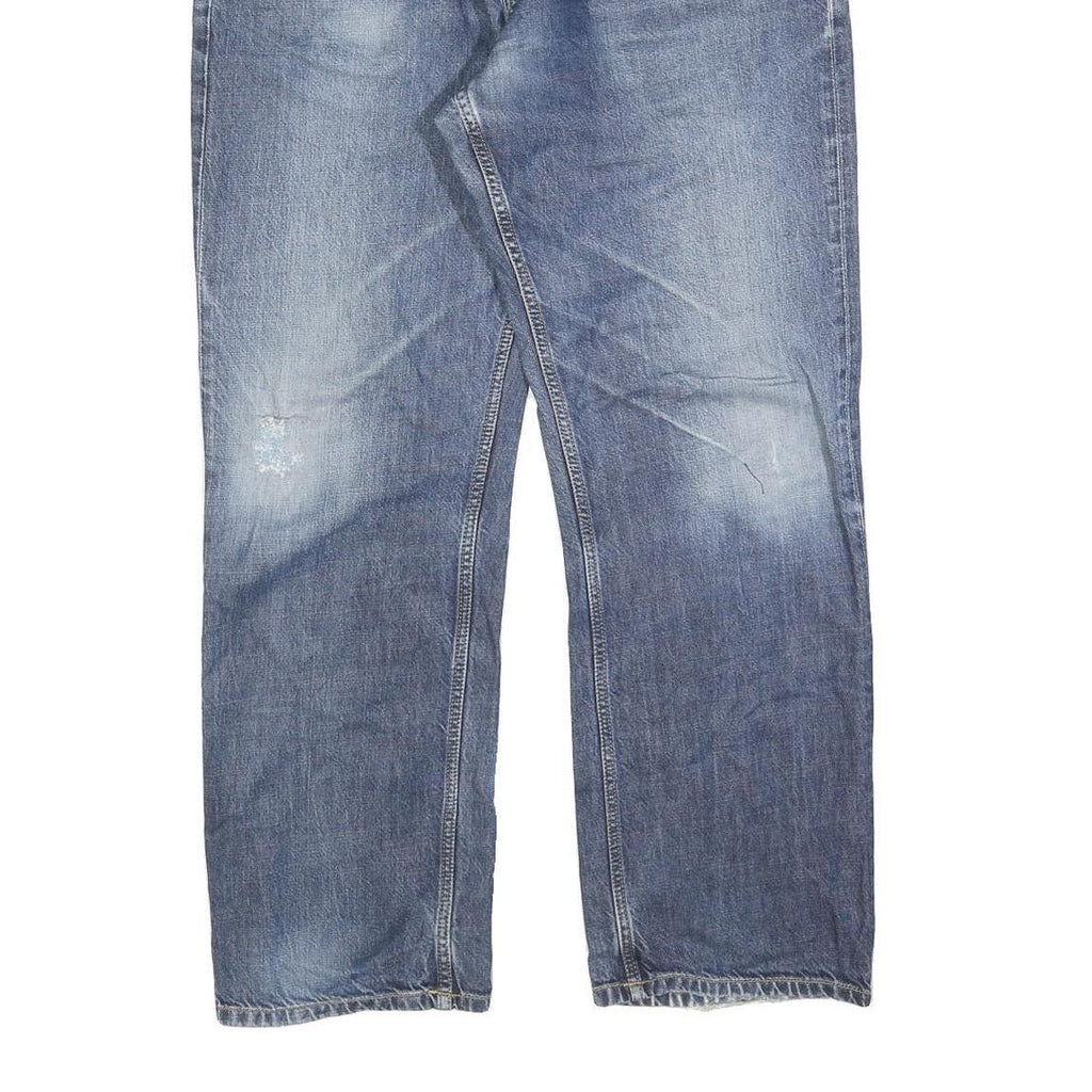 CARHARTT Mens Jeans Blue Relaxed Straight Denim Medium W36 L32 Durable Workwear