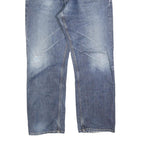 CARHARTT Mens Jeans Blue Relaxed Straight Denim Medium W36 L32 Durable Workwear