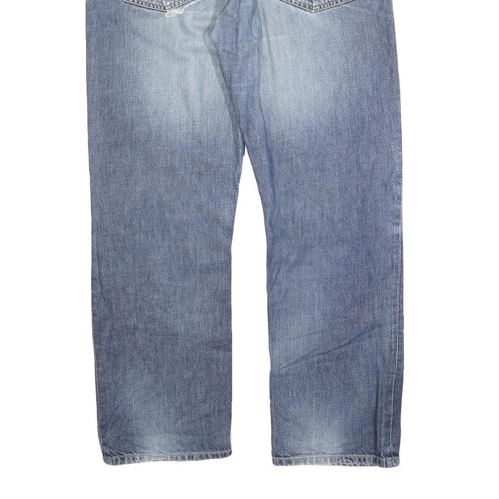 CARHARTT Mens Jeans Blue Relaxed Straight Denim Medium W36 L32 Durable Workwear