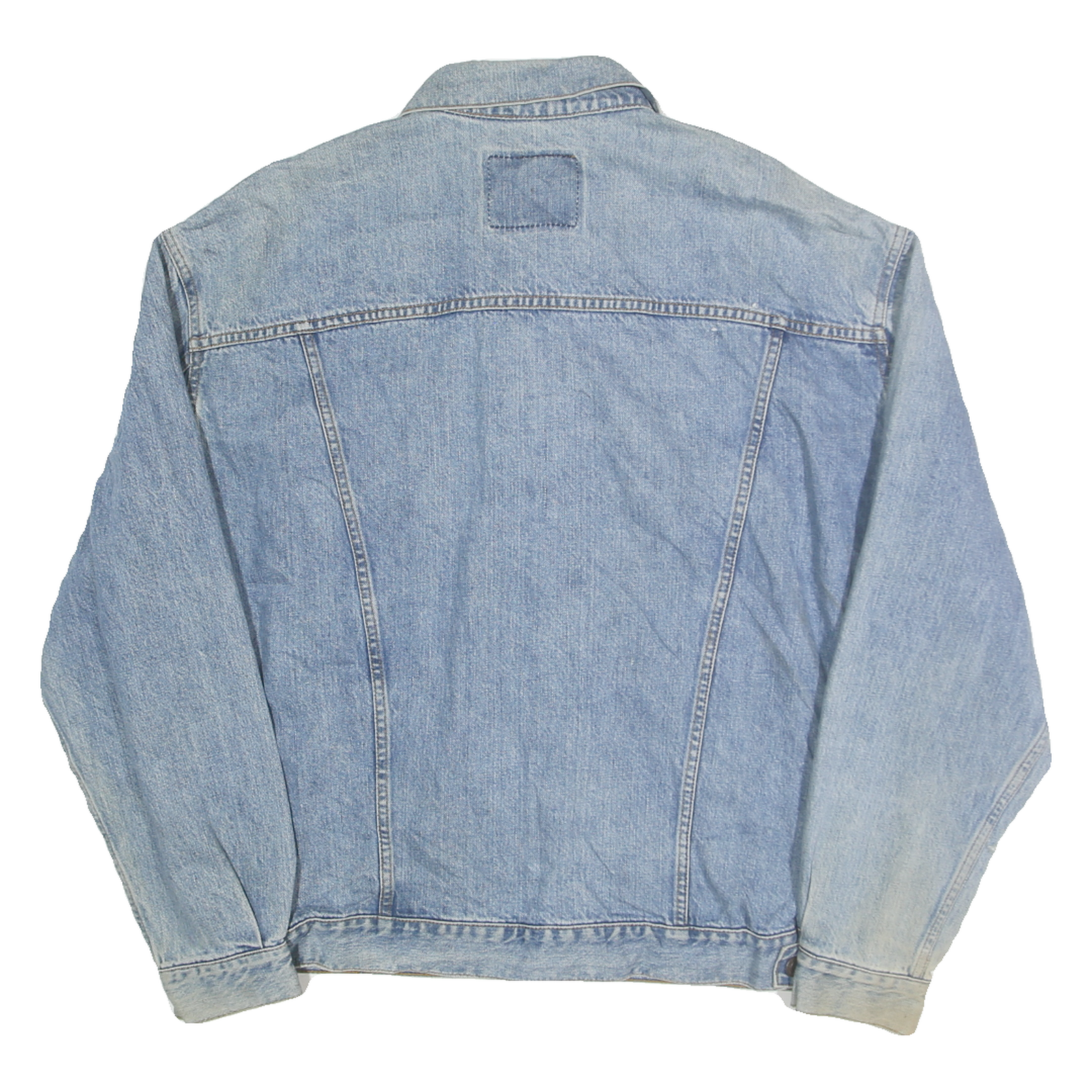 LEVI'S Mens Blue Denim Jacket XL Cotton Classic Button Closure Casual Style