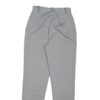 Womens Cotton Blend Check Regular Fit Straight Leg Trousers W26 L29