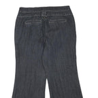 Womens Regular Fit Wide-Leg Denim Cotton Blend Jeans W34 L28 Stylish Comfort