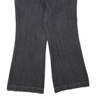 Womens Regular Fit Wide-Leg Denim Cotton Blend Jeans W34 L28 Stylish Comfort