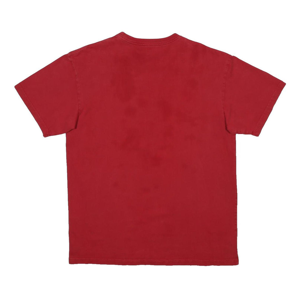 CARHARTT WIP Mens Red Crew Neck Short Sleeve T-Shirt M Classic Cotton Casual