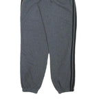 ADIDAS Mens Joggers Grey Black S W26 L30 Cotton Blend Slim Tapered Fit