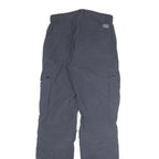 CHERIANO Womens Regular Blue Cargo Trousers W27 L31 Zip Polyester Blend Pockets