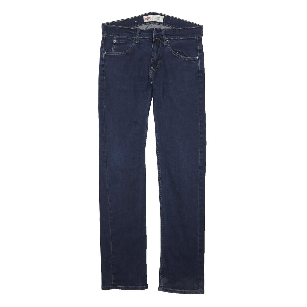 LEVI'S 511 Slim Womens Jeans Blue Slim Skinny Denim Dark W30 L31 Zip Cotton