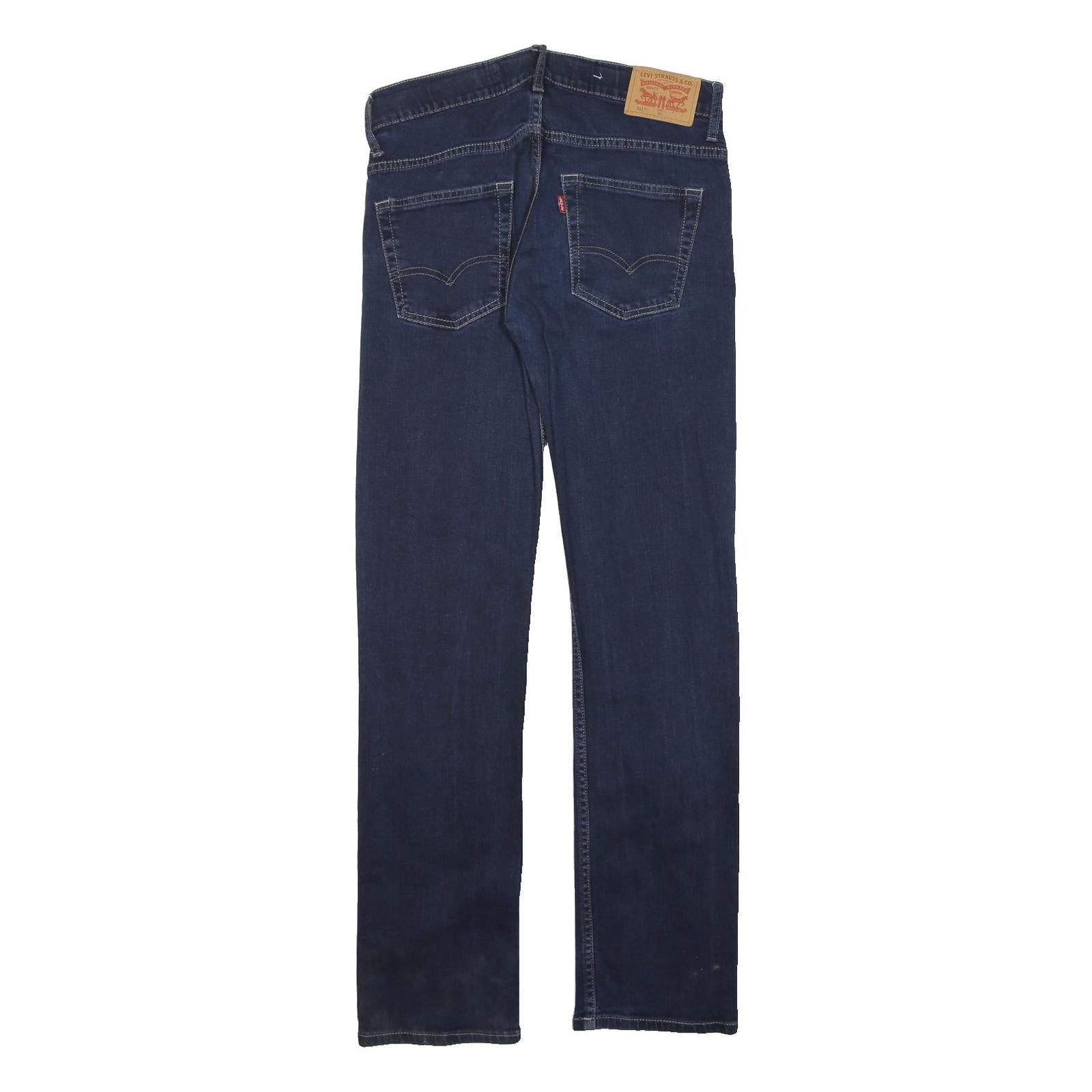 LEVI'S 511 Slim Womens Jeans Blue Slim Skinny Denim Dark W30 L31 Zip Cotton
